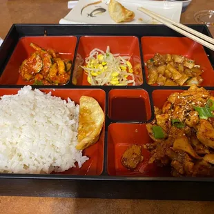 This is found on lunch menu, Spicy Chicken