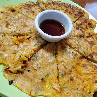 Kimchi Jeon (Korean pancake)