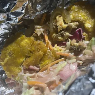 Half eaten steak Bannanchos