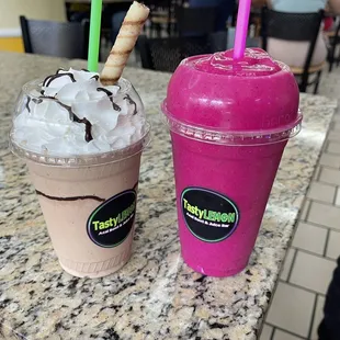 two beverages