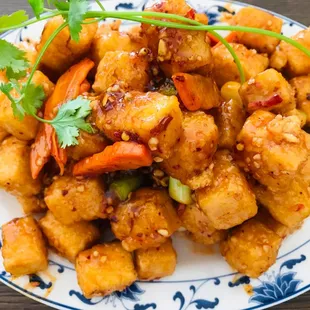 Tofu with Orange Sauce 陈皮豆腐