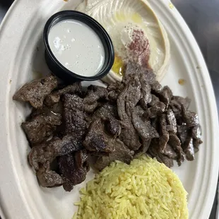 Beef Shawarma Entree