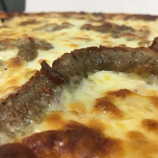 Gyro cheese pizza