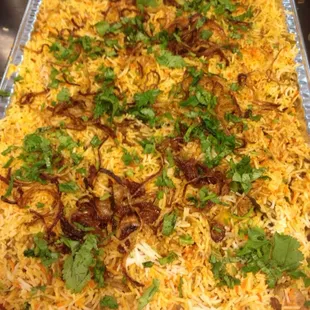 Full pan of BIRYANI