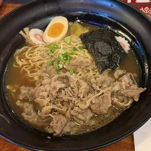 Beef Ramen with Shoyu Base