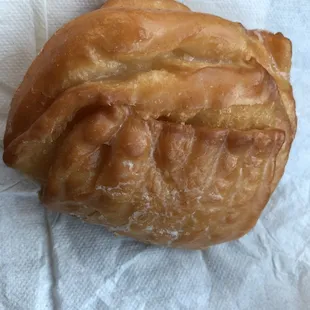 a pastry on a napkin