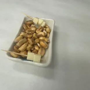 Pop corn and cheese