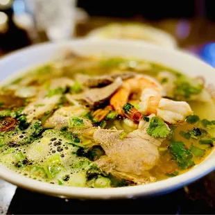 Moi Shrimp &amp; Pork Banh Canh. AKA UDON noods. Moi all time Fave OuiOui.