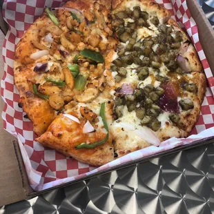 Aloo Chat Pizza