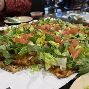 Taco pizza
