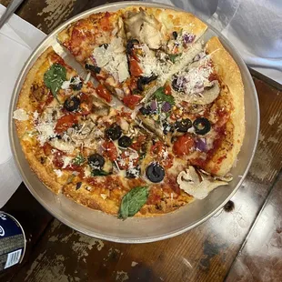 Vegetarian pizza