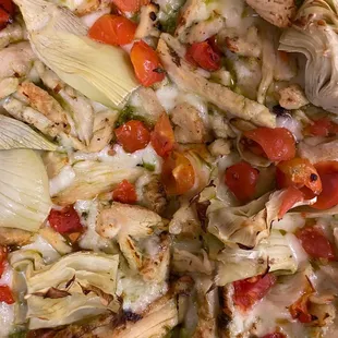 Chicken Pesto Pizza