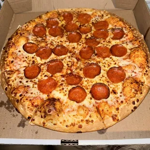 Large pepperoni $8.99