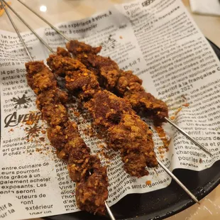 Beef Skewers