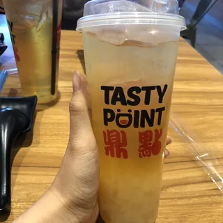 C01. Lychee Coconut Jelly Tea