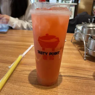 C09. White PEach Coconut Jelly Tea