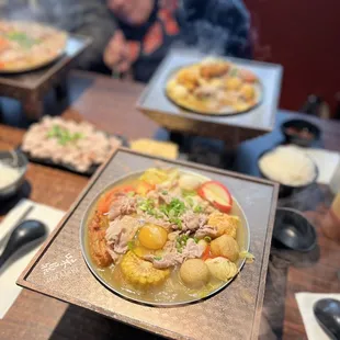 Curry Flavor Hot Soup