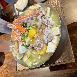 Seafood Lobster Hot Soup