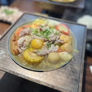 Curry Flavor Hot Soup