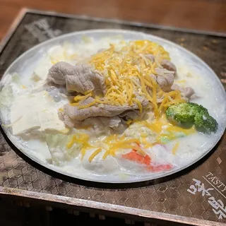 Cheesy Milk Hot Soup