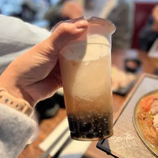 Winter Melon Milk Tea with Boba