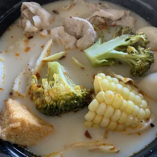 3. Cheesy Milk Hot Soup