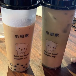 Half and Half Milk Tea