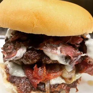 Crown Royale (Tasty Burger w/Provolone and Boars Head Pastrami