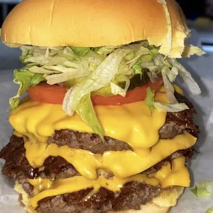 Triple Cheeseburger