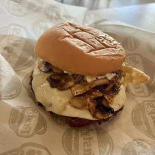 Mushroom Steakhouse Burger $9.99 ~ delicious ~