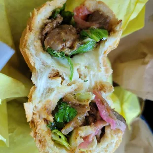 Grilled beef with extra meat