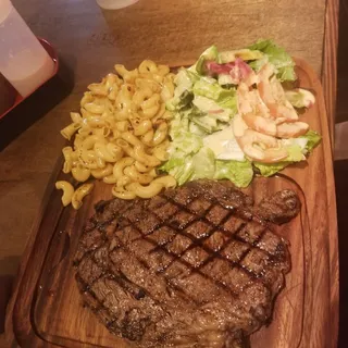 Ribeye Steak with Macaroni