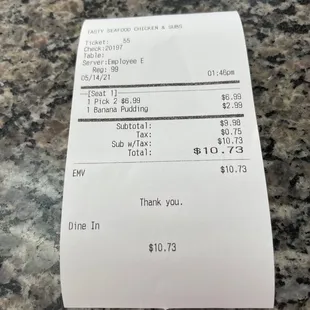 This lunch fed two of us. I brought the rest home to Ernie. Prices are very fair.