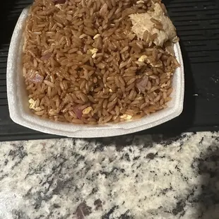 Super dark fried rice