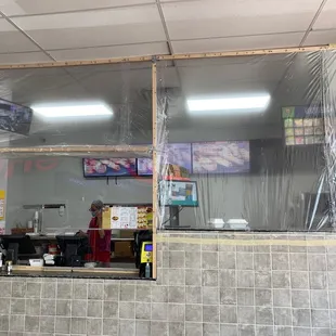 Ordering area for covid protection