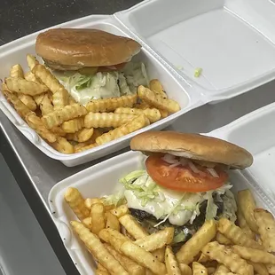 Artisan burger combos!