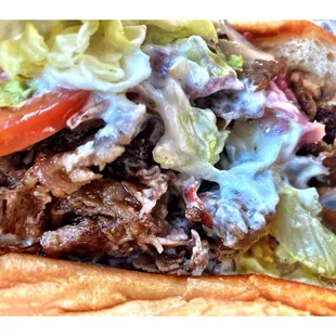 Jimshoo Sub ! Chicago South Side Special @ Tasty Sub. Chicken Wings Gyros Burgers  Shrimps Italian Beef Fish Chicken Philly Steak Cool.