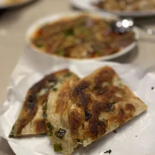 Green onion pancake