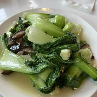 53. Bok Choy with Black Mushrooms