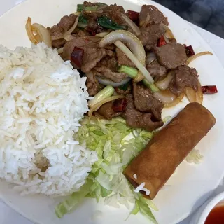 A5. Mongolian Beef Lunch