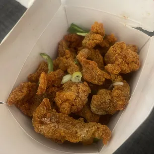 Shit was disgusting and old tasting clean your pots!!