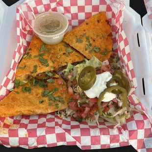 Birria quesadilla from East Coast tacos
