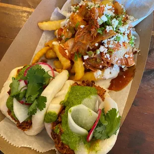 Food from Hot Asian Buns food truck