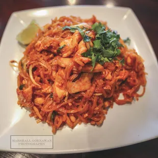 Pad Thai with chicken