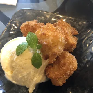 84. Fried Banana and Ice Cream