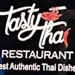 a sign for a restaurant