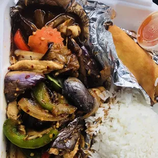 109. Spicy Eggplant Lunch Special