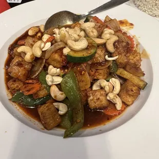 Spicy Cashew Chicken