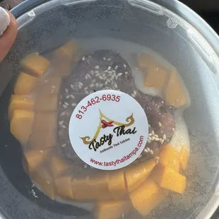 Mango sticky rice