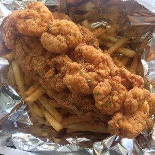 Fish and Shrimp Plate